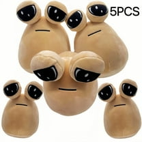 1-6Pcs 22Cm Anime Game The Maw My Pet Alien Pou Kawaii Cartoon Plush Toys Children Birthday Xmas Gifts