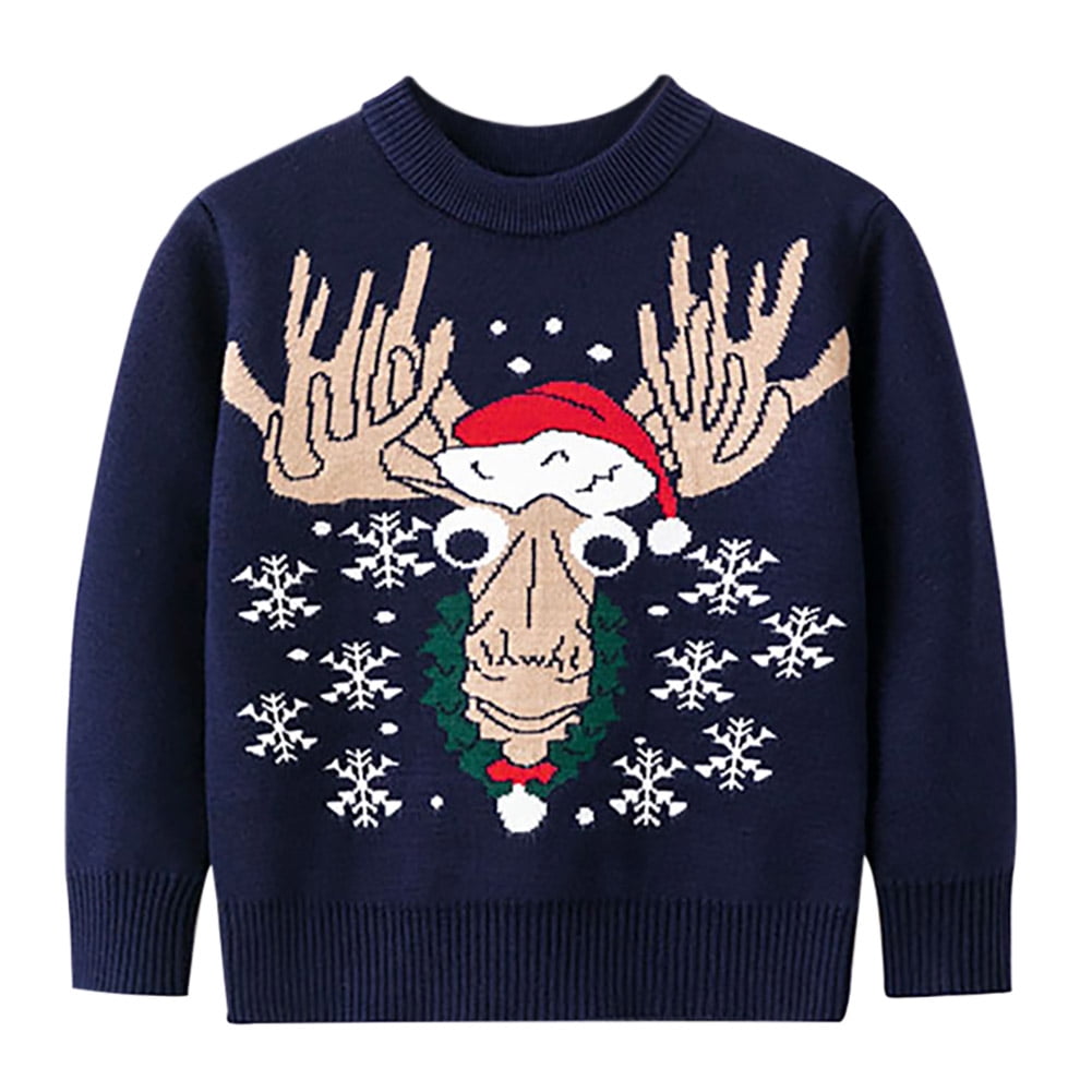 16T Kids Boys Girls Ugly Christmas Sweater Crewneck Pullover Xmas