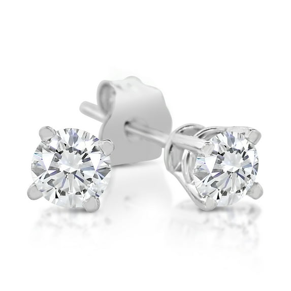 1/6ct tw Diamond Stud Earrings in 14k White Gold