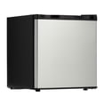 thumbnail image 1 of 1.6cu.ft Mini Refrigerator with Adjustable Thermostat - Single Door Compact Fridge with Freezer and Removable Glass Shelves - Small Refrigerator for Bedroom Dorm Office, 1 of 8