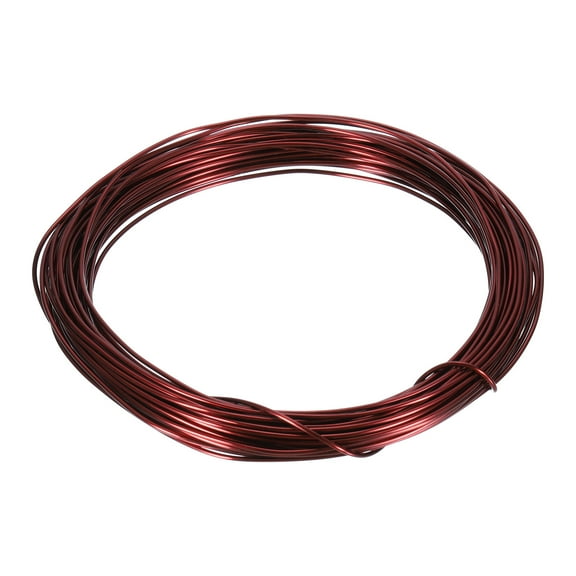 1.6mm Magnet Wire 30ft Enameled Copper Wire Enameled Magnet Winding Wire Coil 200g 130C for Transformers