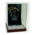 thumbnail image 1 of 1/6th Scale Figurine Display Case - Comic Figurine - Crystal Clear Glass Protection - Cherry Moulding, 1 of 3