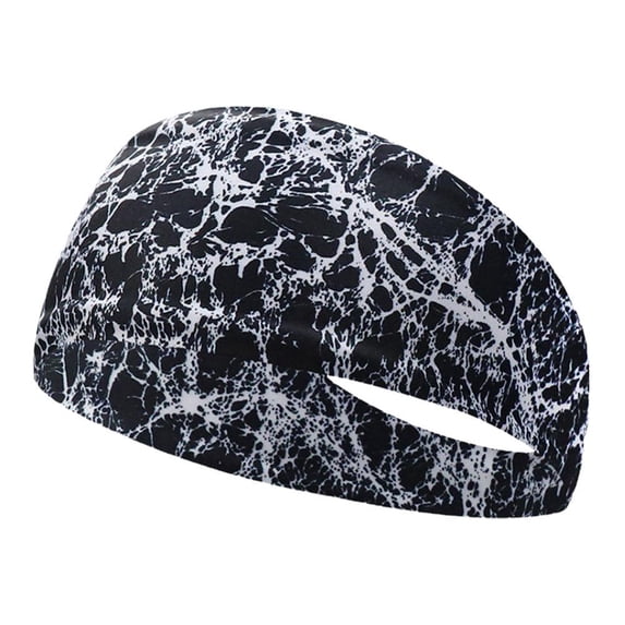 1/6x Mens Sweat Sweatband Headband Stretch Sports Head Gym Running Band D6M3