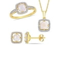 thumbnail image 1 of Everly Women's Opal 10k Yellow Gold Jewelry Set, 1 of 8