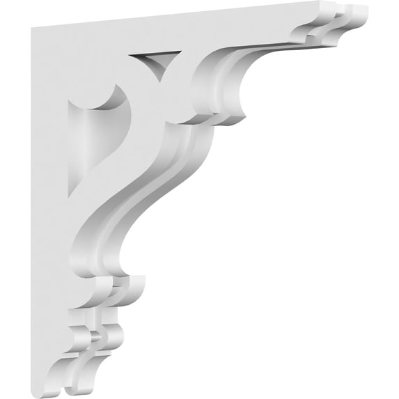 1 7/8"W x 10"D x 10"H Brontes Architectural Grade PVC Corbel