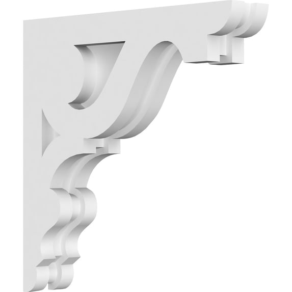 1 7/8"W x 10"D x 10"H Robin Architectural Grade PVC Corbel