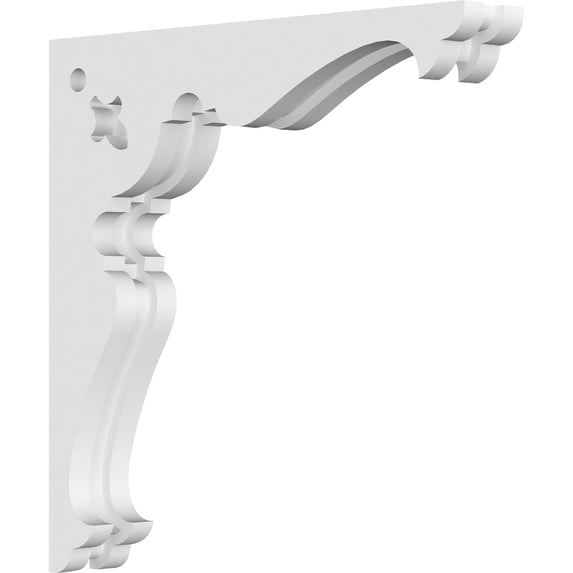 1 7/8"W x 12"D x 12"H Heath Architectural Grade PVC Corbel