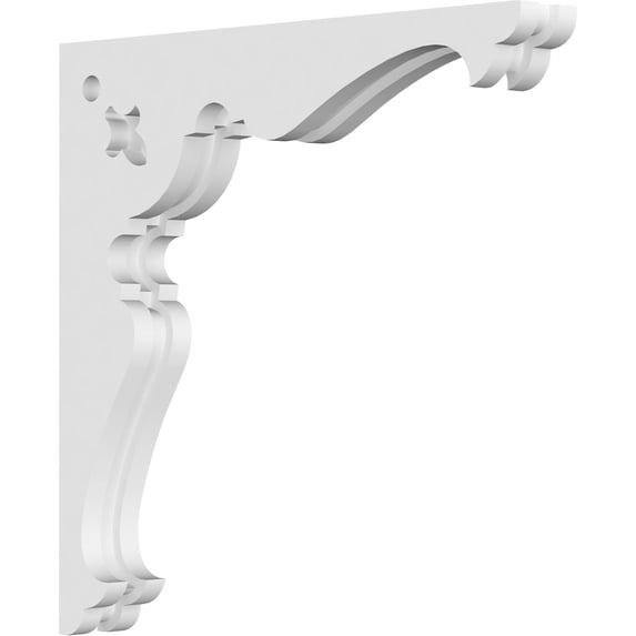 1 7/8"W x 14"D x 14"H Heath Architectural Grade PVC Corbel