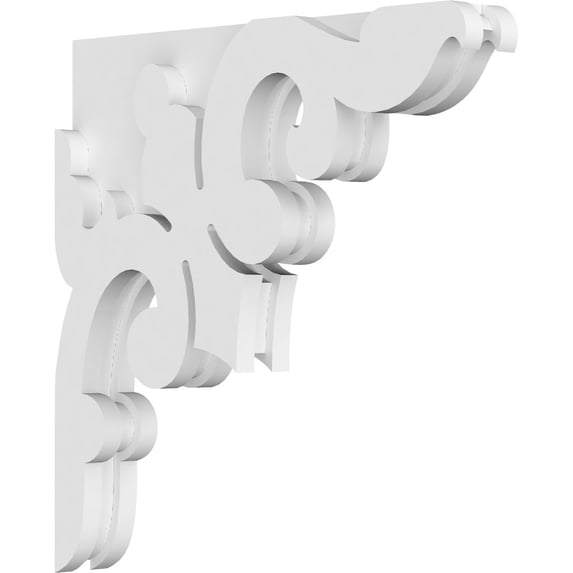 1 7/8"W x 14"D x 14"H Milton Architectural Grade PVC Corbel