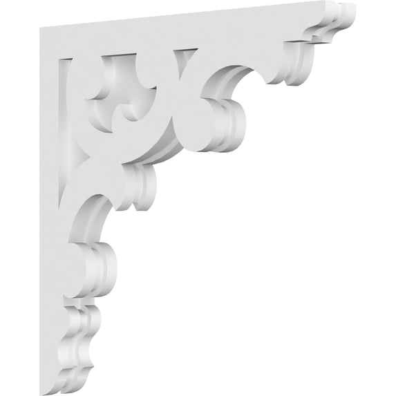 1 7/8"W x 16"D x 16"H Vienna Architectural Grade PVC Corbel