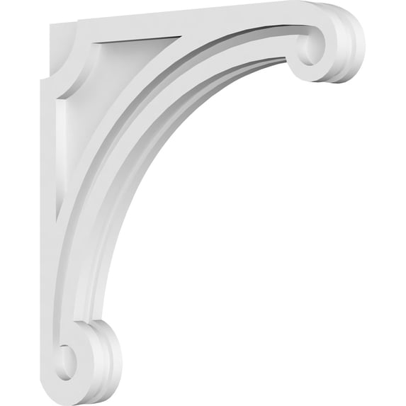 1 7/8"W x 18"D x 18"H Arch Architectural Grade PVC Corbel