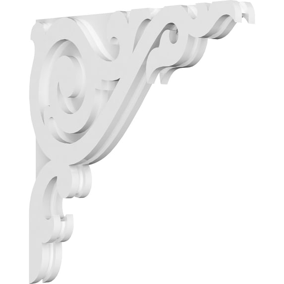 1 7/8"W x 18"D x 18"H Baile Architectural Grade PVC Corbel