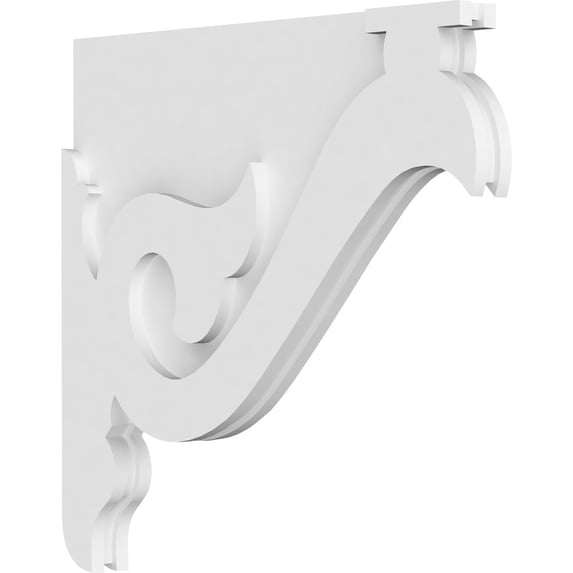 1 7/8"W x 20"D x 20"H Florence Architectural Grade PVC Corbel