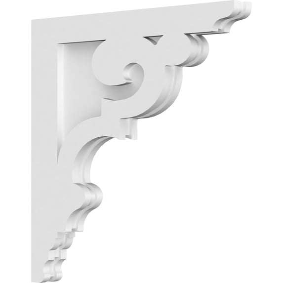 1 7/8"W x 20"D x 20"H Preston Architectural Grade PVC Corbel