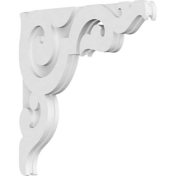1 7/8"W x 20"D x 20"H Rotherham Architectural Grade PVC Corbel