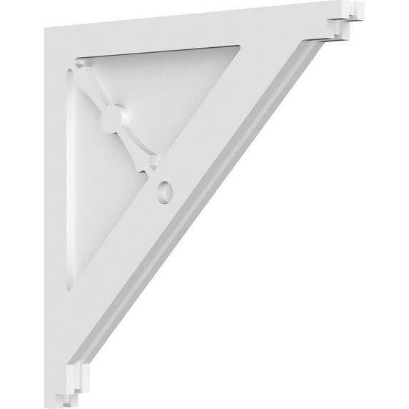 1 7/8"W x 22"D x 22"H Artisan Architectural Grade PVC Corbel