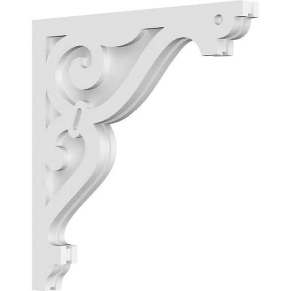 1 7/8"W x 22"D x 22"H Finley Architectural Grade PVC Corbel