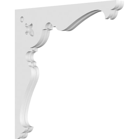 1 7/8"W x 22"D x 22"H Heath Architectural Grade PVC Corbel