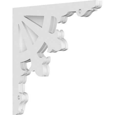 1 7/8"W x 22"D x 22"H Riley Architectural Grade PVC Corbel