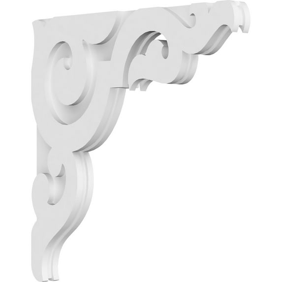 1 7/8"W x 22"D x 22"H Rotherham Architectural Grade PVC Corbel