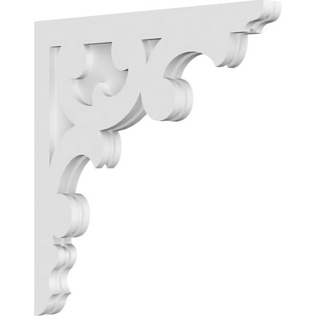 1 7/8"W x 22"D x 22"H Vienna Architectural Grade PVC Corbel