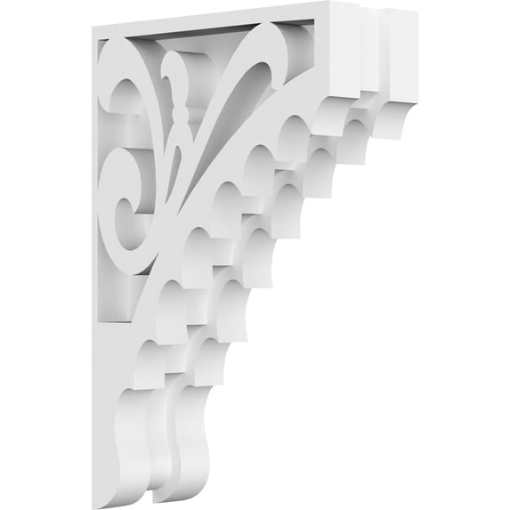 1 7/8"W x 4 1/2"D x 7"H Genova Architectural Grade PVC Corbel