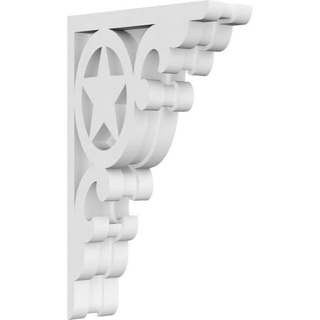 1 7/8"W x 5 1/2"D x 9"H Austin Architectural Grade PVC Corbel