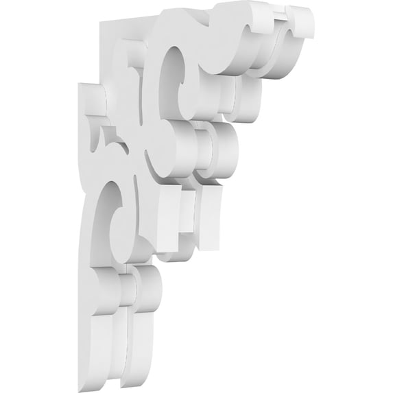 1 7/8"W x 5"D x 8"H Milton Architectural Grade PVC Corbel