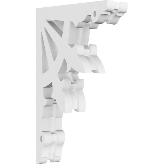 1 7/8"W x 6"D x 10"H Riley Architectural Grade PVC Corbel