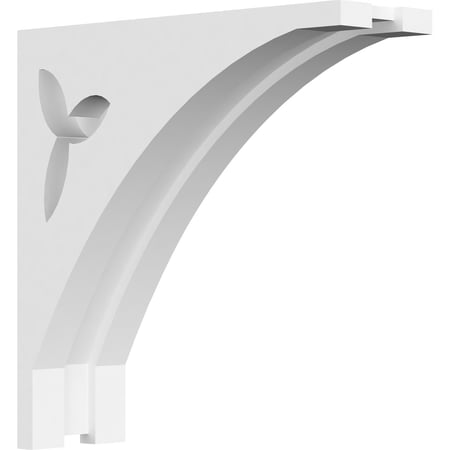 1 7/8"W x 6"D x 6"H Naple Architectural Grade PVC Corbel