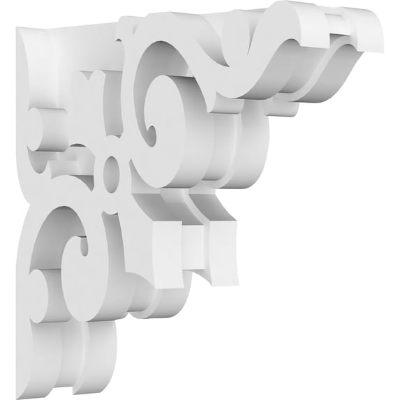 1 7/8"W x 6"D x 6"H Whitman Architectural Grade PVC Corbel