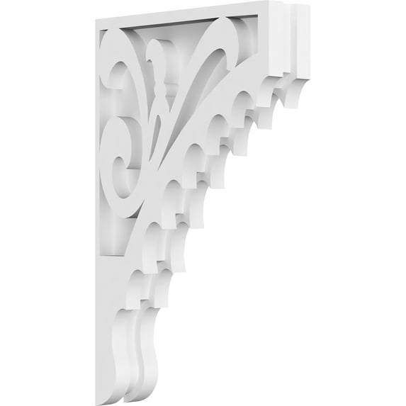 1 7/8"W x 7"D x 12"H Genova Architectural Grade PVC Corbel