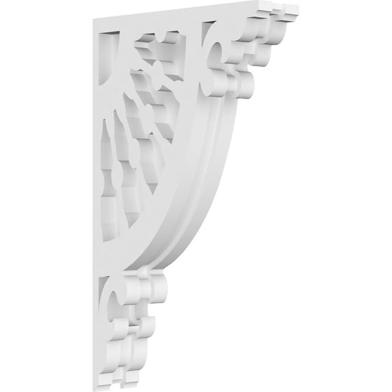 1 7/8"W x 7"D x 12"H Wagon Wheel Architectural Grade PVC Corbel