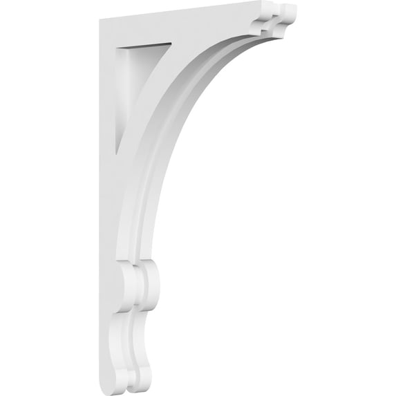 1 7/8"W x 8"D x 14"H Legacy Architectural Grade PVC Corbel