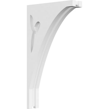 1 7/8"W x 8"D x 14"H Naple Architectural Grade PVC Corbel