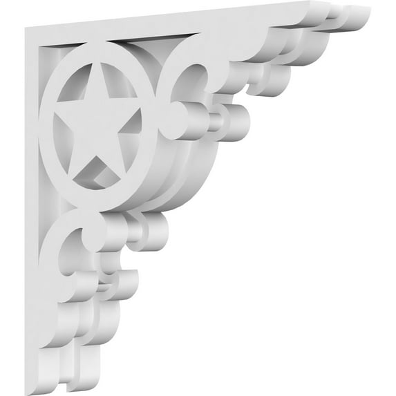 1 7/8"W x 8"D x 8"H Austin Architectural Grade PVC Corbel
