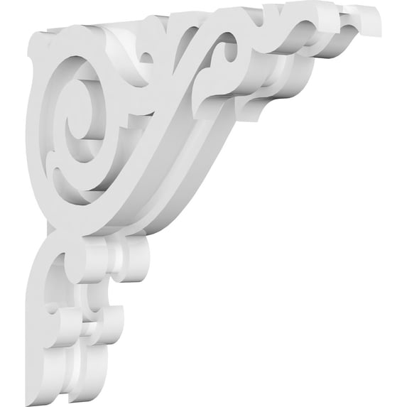 1 7/8"W x 8"D x 8"H Baile Architectural Grade PVC Corbel
