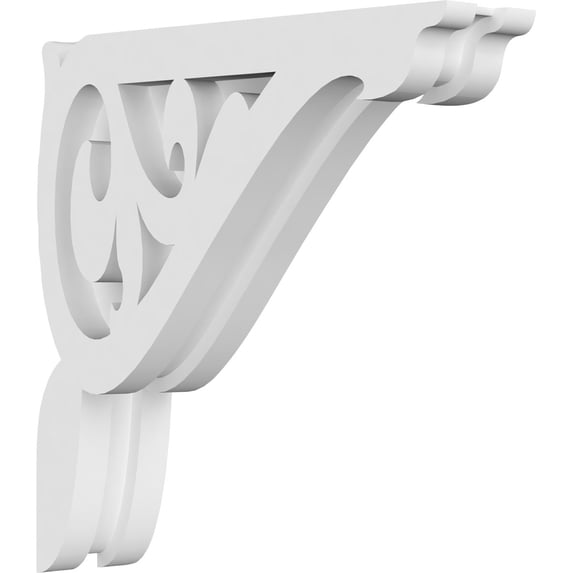 1 7/8"W x 8"D x 8"H Carrillo Architectural Grade PVC Corbel