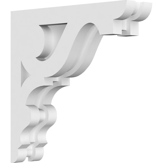1 7/8"W x 8"D x 8"H Robin Architectural Grade PVC Corbel