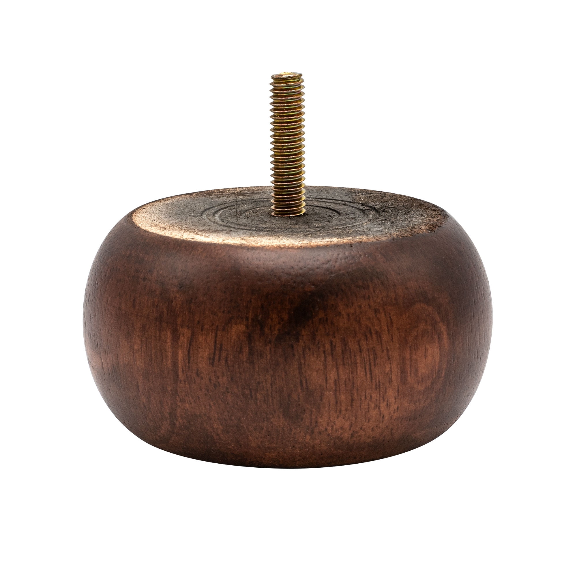 Stained Cherry Solid Hardwood Bun Foot Leg