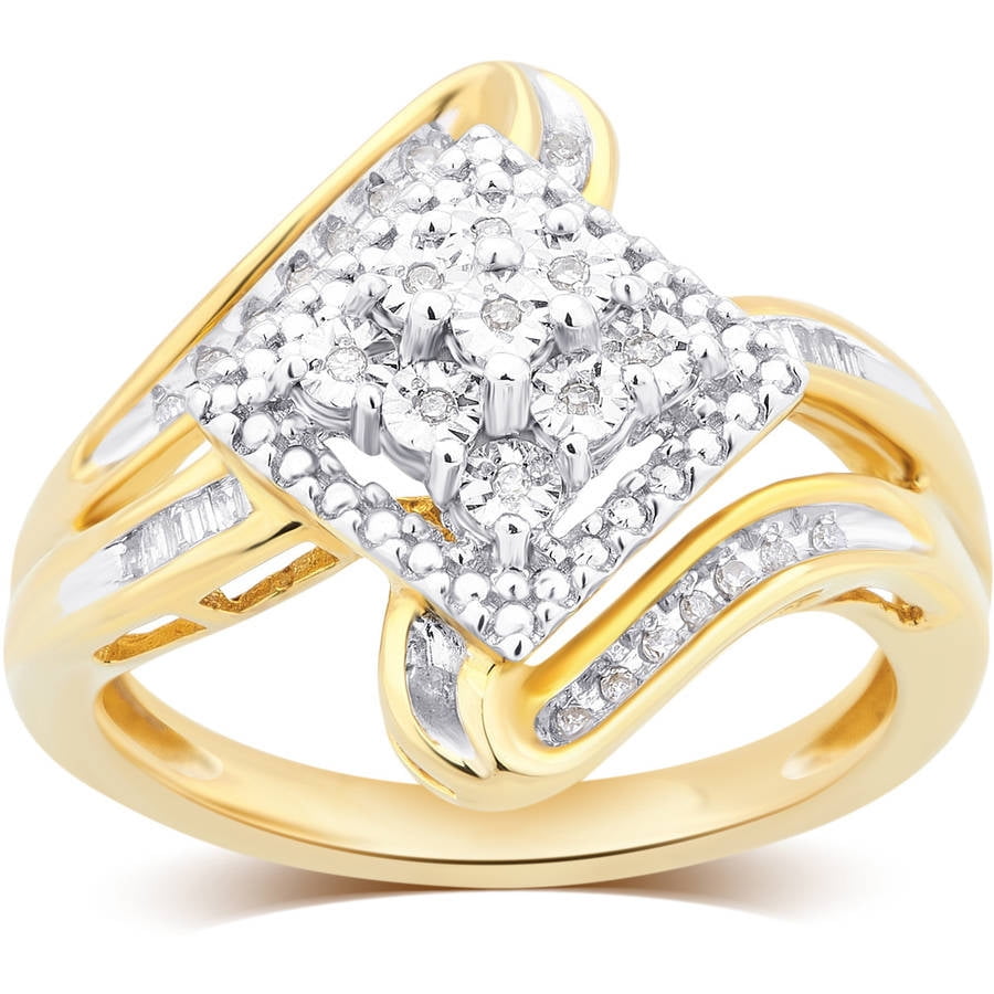 Diamond Fashion Ring, Right Hand Ring, 0.2 Ct., 14 Karat, Ye | Chandlee  Jewelers | Athens, GA