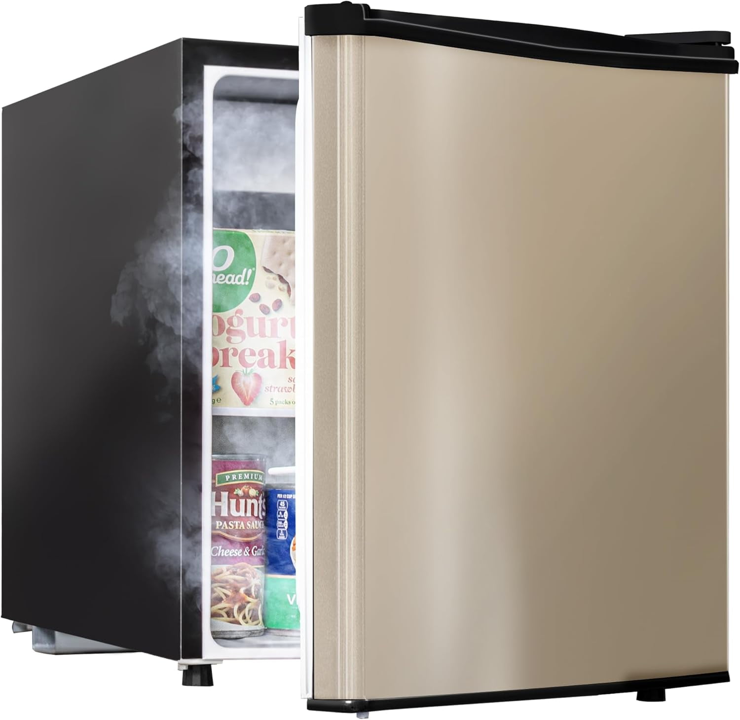 1.7 Cu.Ft Mini Fridge with Freezer Low Noise Compact Refrigerator