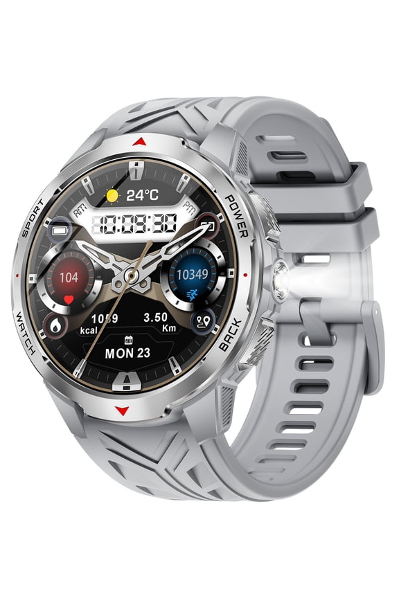 1.7" HD Smart Watch for Android iOS, Fitness Tracker with Bluetooth Calls, Sleep and Activity Monitor, IP68 Waterproof Sports Smartwatch for Men Women