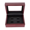 thumbnail image 1 of 1-7 Holes Championship Ring Display Case Box Wooden Collection Storage Box, 1 of 13