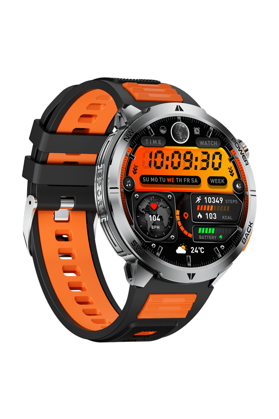 1.7 Inch Smart Watch with LED Flashlight, IP68 Water Resistance, Activity Tracking, for Android and iOS