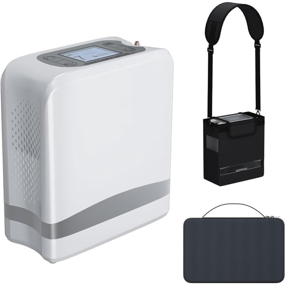 1-7/&LOoxygen& Tube Machine 93% Out Portable OO2 Concentrator for Travel Home Use (Rugged Design1)Battery recharged