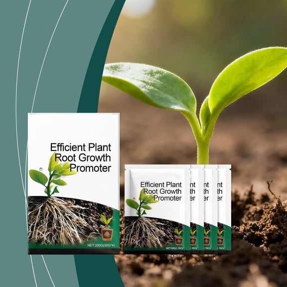 1.7 Oz Plant Root Growth Promoter Powder, Fast-Acting & High-Efficiency Rooting Powder For Stimulating Strong Root Development, Transplanting Cuttings, Boosting Plant Survival