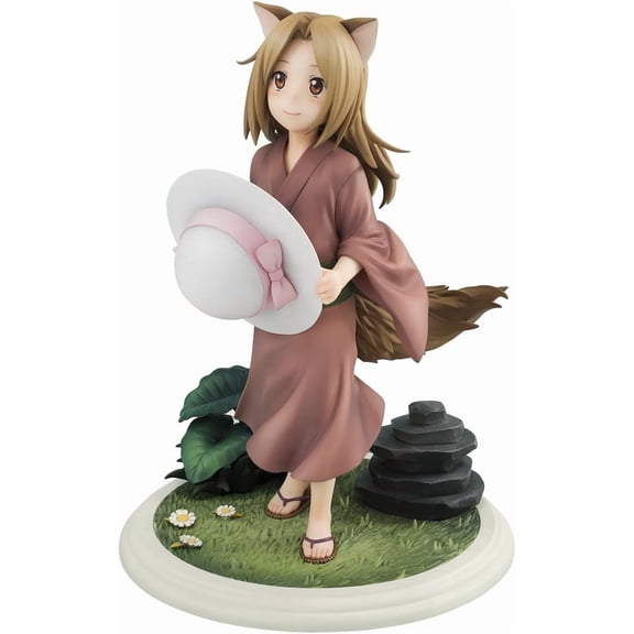 1:7 Scale Detailed Kogitsune PVC Static Figure, Natsumes Book of Friends Fox Spirit Character Model, Premium Shelf Ornament & Holiday Present