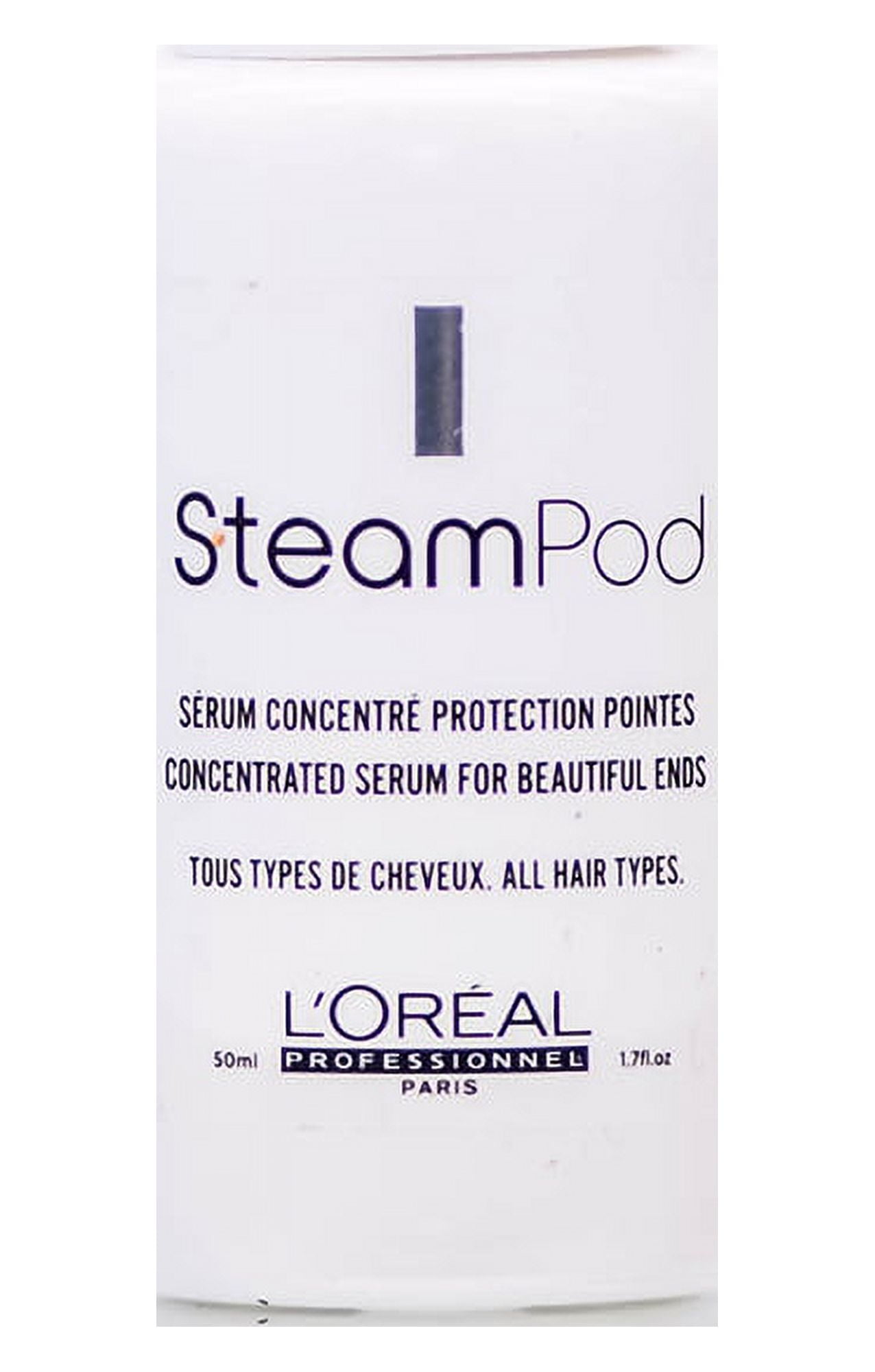 1.7 oz L Oreal Pro Steampod Concentrated Serum for Beautiful Ends hair scalp beauty Pack of 3 w Sleek Teasing Comb