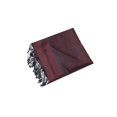 thumbnail image 1 of 1 70% Pashmina 30% Silk Women's Scarf Fringe Ends Wine, 1 of 1